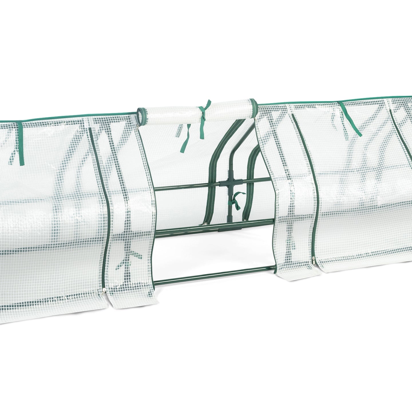 IDMarket - Telaio per serra da giardino speciale forzatura L. 300 CM bianco