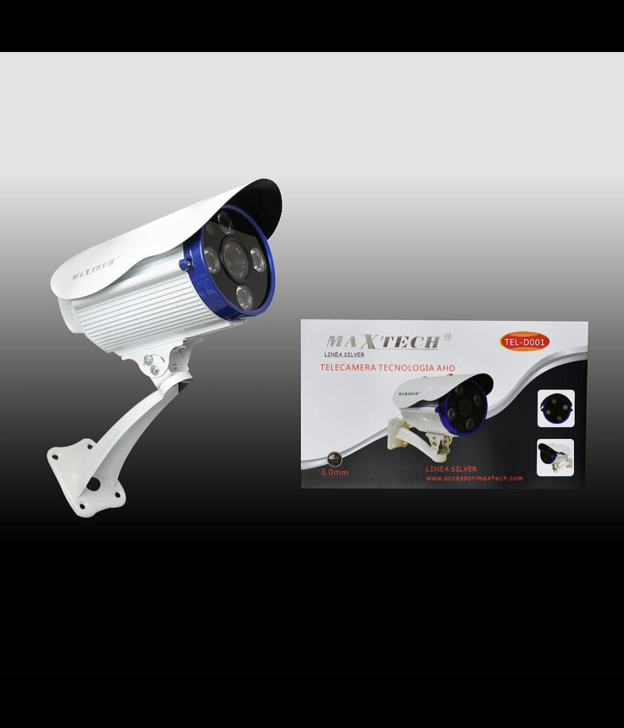 Telecamera Ahd Videocamera Sensore Zoom 6mm Videosorveglianza Maxtech Tel-d001 Ahd         