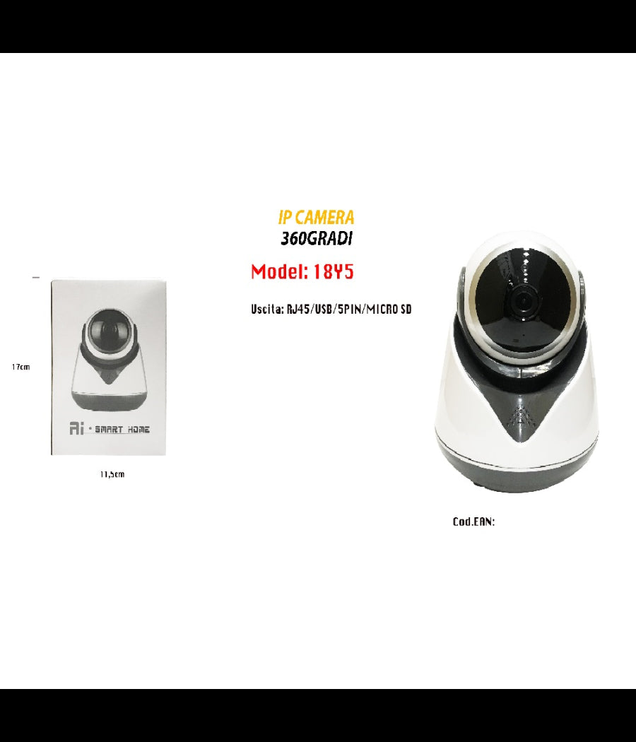 Telecamera Camera Motorizzata 3mpx Videosorveglianza Ip Infrarossi Maxtech 18y5         