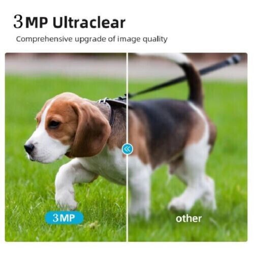 Telecamera con Batteria Solare Pannello separato 360 Esterno PTZ Wi-Fi Esterno Senza Fili - Tech-It