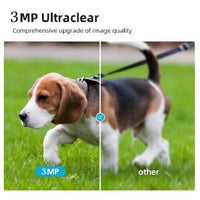 Telecamera con Batteria Solare Pannello separato 360 Esterno PTZ Wi-Fi Esterno Senza Fili - Tech-It