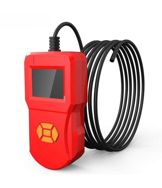 Telecamera Con Monitor Endoscopica 3mt 8mm Flessibile Lcd 2.4" Ip67         