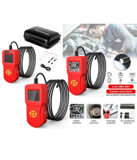 Telecamera Con Monitor Endoscopica 3mt 8mm Flessibile Lcd 2.4" Ip67         