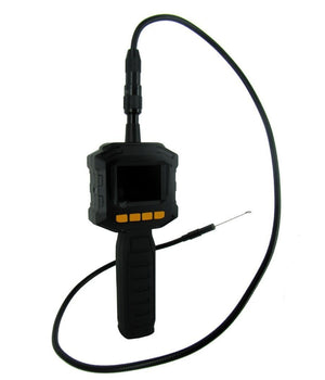 Telecamera Con Monitor Endoscopica 4 Led Luce Cavo Sonda Flessibile Ispezione         