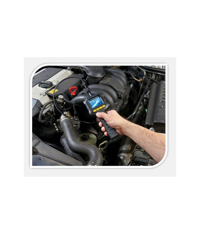 Telecamera Con Monitor Endoscopica 4 Led Luce Cavo Sonda Flessibile Ispezione         