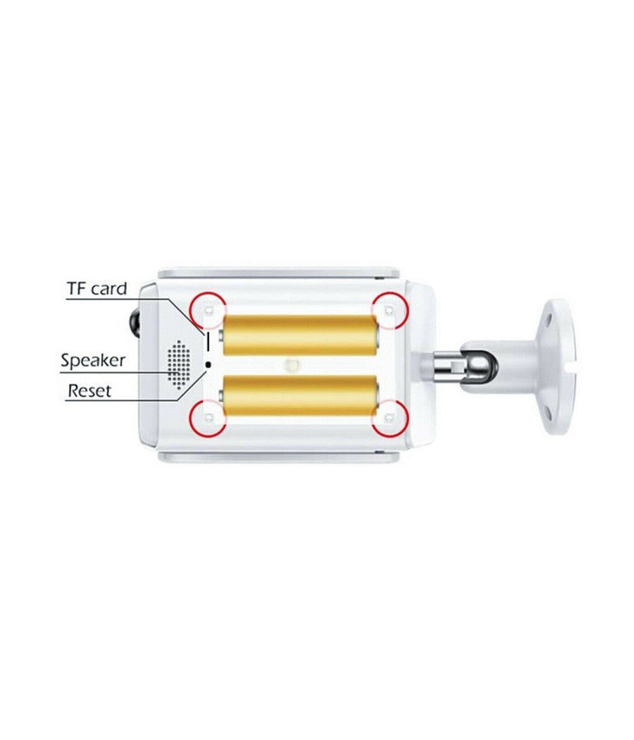 Telecamera Con Pannello Solare Wifi 2mpx Infrarossi Sd Sensore Movimento Abq-q1         