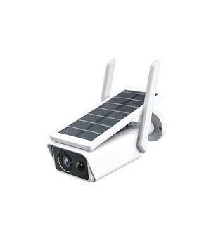 Telecamera Con Pannello Solare Wifi 2mpx Infrarossi Sd Sensore Movimento Abq-q1         