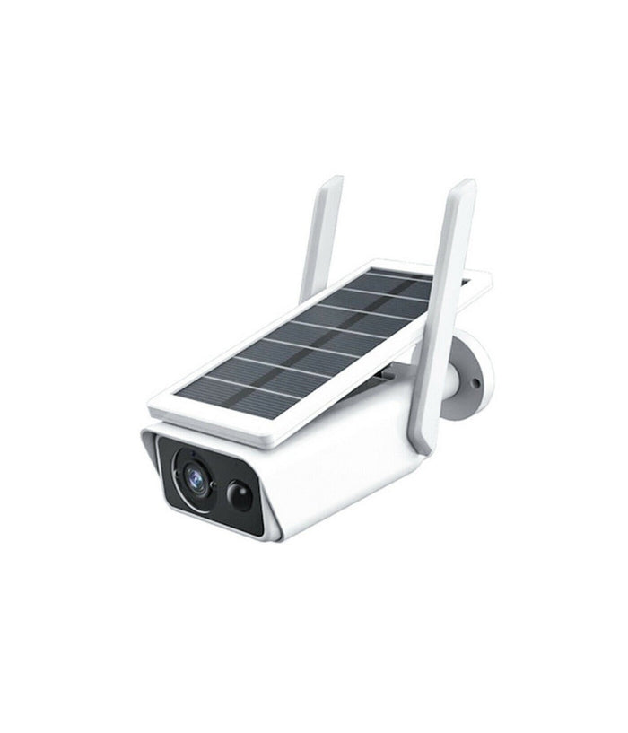 Telecamera Con Pannello Solare Wifi 2mpx Infrarossi Sd Sensore Movimento Abq-q1         