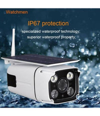 Telecamera Con Pannello Solare Wifi Da Esterno Ip67 2.0mp Sensore Pir 202 Had         