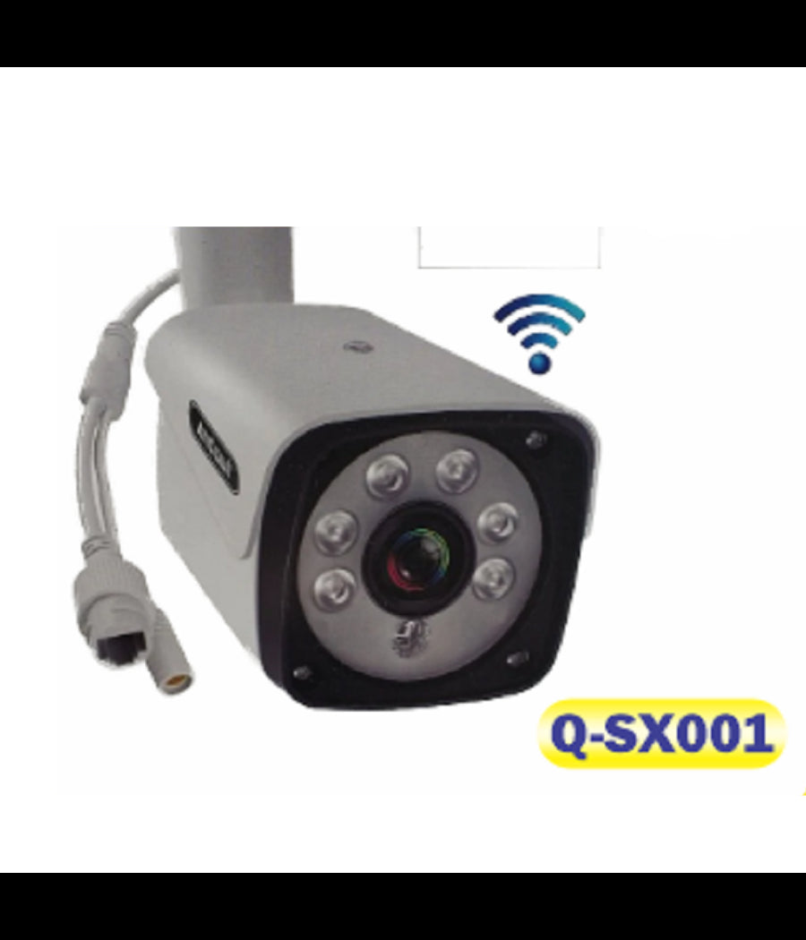 Telecamera Di Rete Ip Wireless Panoramica Da Esterno Compatibile Con Nvr Q-sx001         