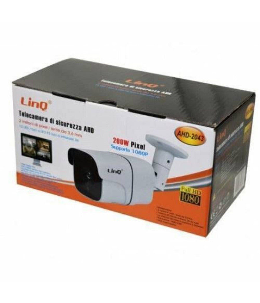 Telecamera Di Sicurezza Per Dvr Ahd Visione Notturna 3.6mm 200w 2mp 1080p Ahd-2043         