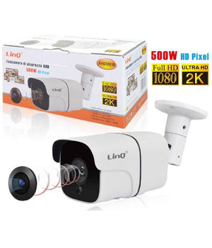 Telecamera Di Sicurezza Per Dvr Ahd Visione Notturna 3.6mm 500w 1080p Ahd50036         