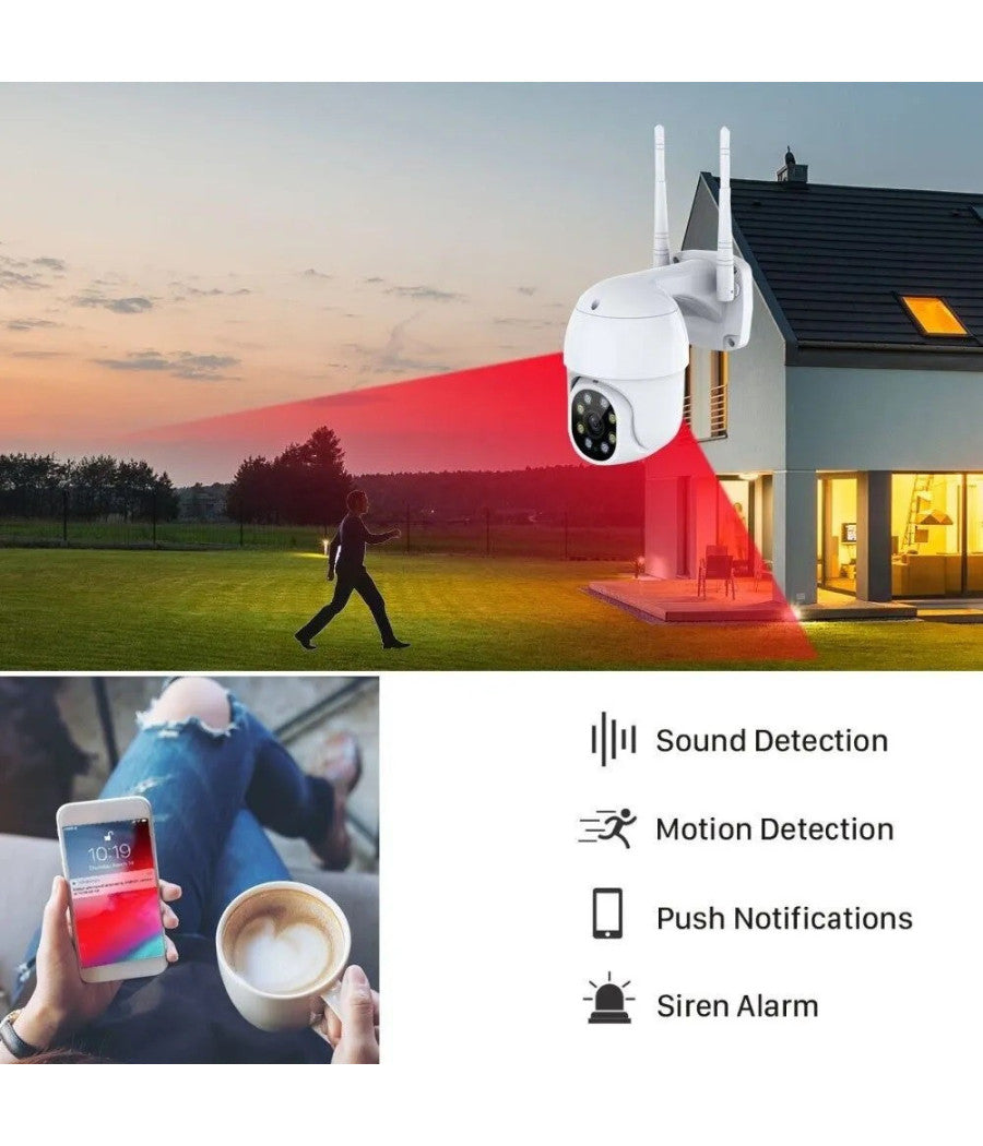 Telecamera Di Sorveglianza Di Sicurezza Intelligente Di Rete Hd Wifi 5.0mp Q-s66         