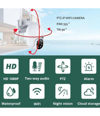 Telecamera Di Sorveglianza Di Sicurezza Intelligente Di Rete Hd Wifi 5.0mp Q-s66         