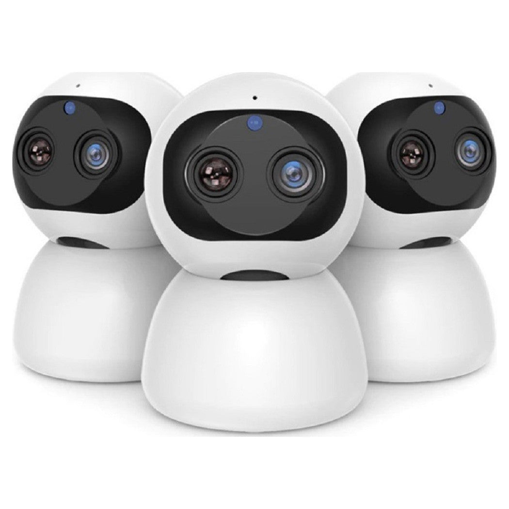 Trade Shop - Telecamera Di Sorveglianza Intelligente Ip Wifi 2k Hd 8 Led A Infrarossi Q-s2099 -