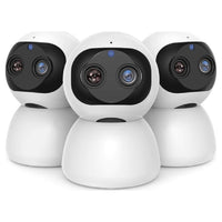 Trade Shop - Telecamera Di Sorveglianza Intelligente Ip Wifi 2k Hd 8 Led A Infrarossi Q-s2099 -