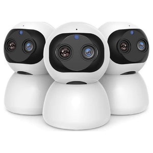 Trade Shop - Telecamera Di Sorveglianza Intelligente Ip Wifi 2k Hd 8 Led A Infrarossi Q-s2099 -