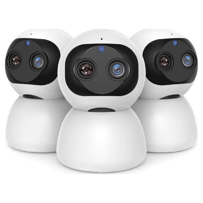 Trade Shop - Telecamera Di Sorveglianza Intelligente Ip Wifi 2k Hd 8 Led A Infrarossi Q-s2099 -