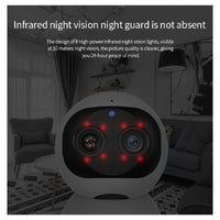 Trade Shop - Telecamera Di Sorveglianza Intelligente Ip Wifi 2k Hd 8 Led A Infrarossi Q-s2099 -