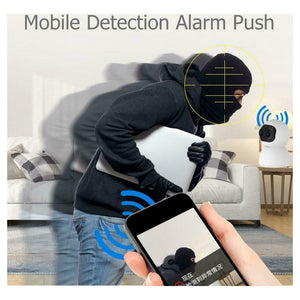 Trade Shop - Telecamera Di Sorveglianza Intelligente Ip Wifi 2k Hd 8 Led A Infrarossi Q-s2099 -