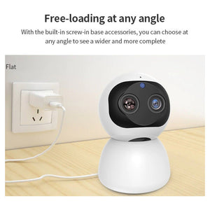 Trade Shop - Telecamera Di Sorveglianza Intelligente Ip Wifi 2k Hd 8 Led A Infrarossi Q-s2099 -