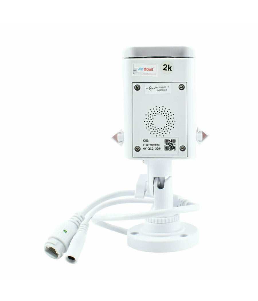 Telecamera Di Sorveglianza Sicurezza Q-s702 Ip Wifi 2k Hd Per Telefoni Cellulari         