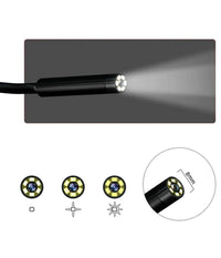 Telecamera Endoscopica 5 Mt Monitor Sonda 4.3 Pollici Videocamera Impermeabile         