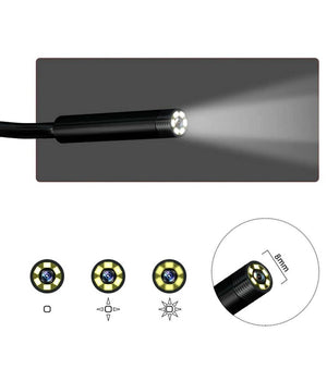 Telecamera Endoscopica 5 Mt Monitor Sonda 4.3 Pollici Videocamera Impermeabile         