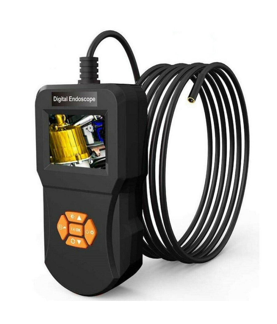 Telecamera Endoscopica Con Monitor Lcd 6 Led Sonda 5 Mt Foto Video Sd 90358         