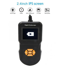 Telecamera Endoscopica Con Monitor Lcd 6 Led Sonda 5 Mt Foto Video Sd 90358         