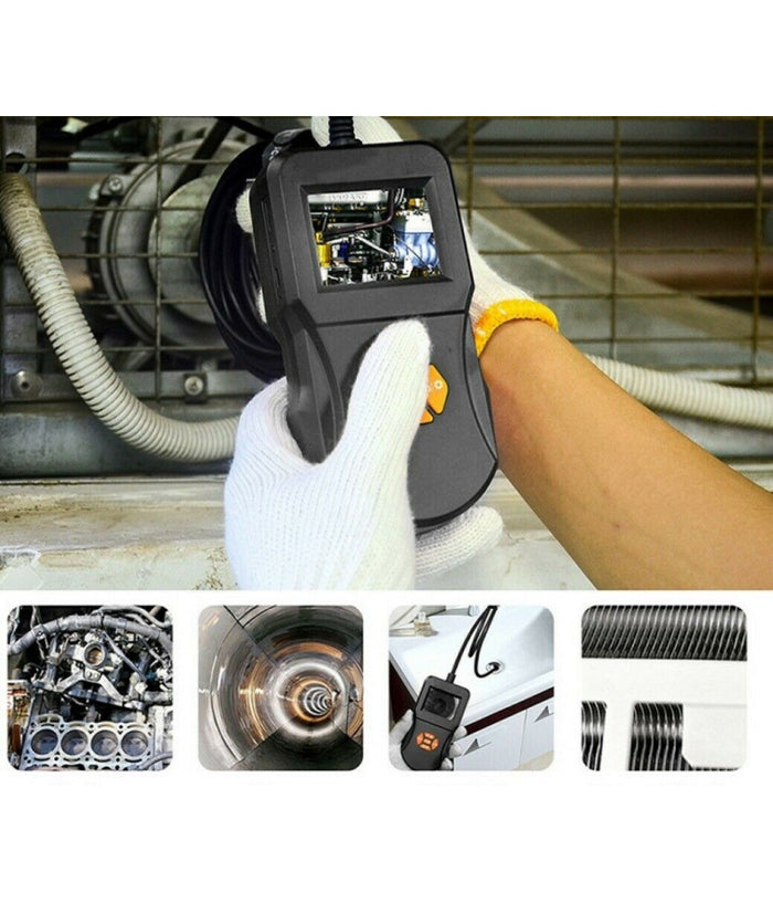 Telecamera Endoscopica Con Monitor Lcd 6 Led Sonda 5 Mt Foto Video Sd 90358         