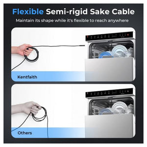 Trade Shop - Telecamera Endoscopica Ispezione Cavo 5mt Immagine 1080p Batteria 2600mah 8 Led         