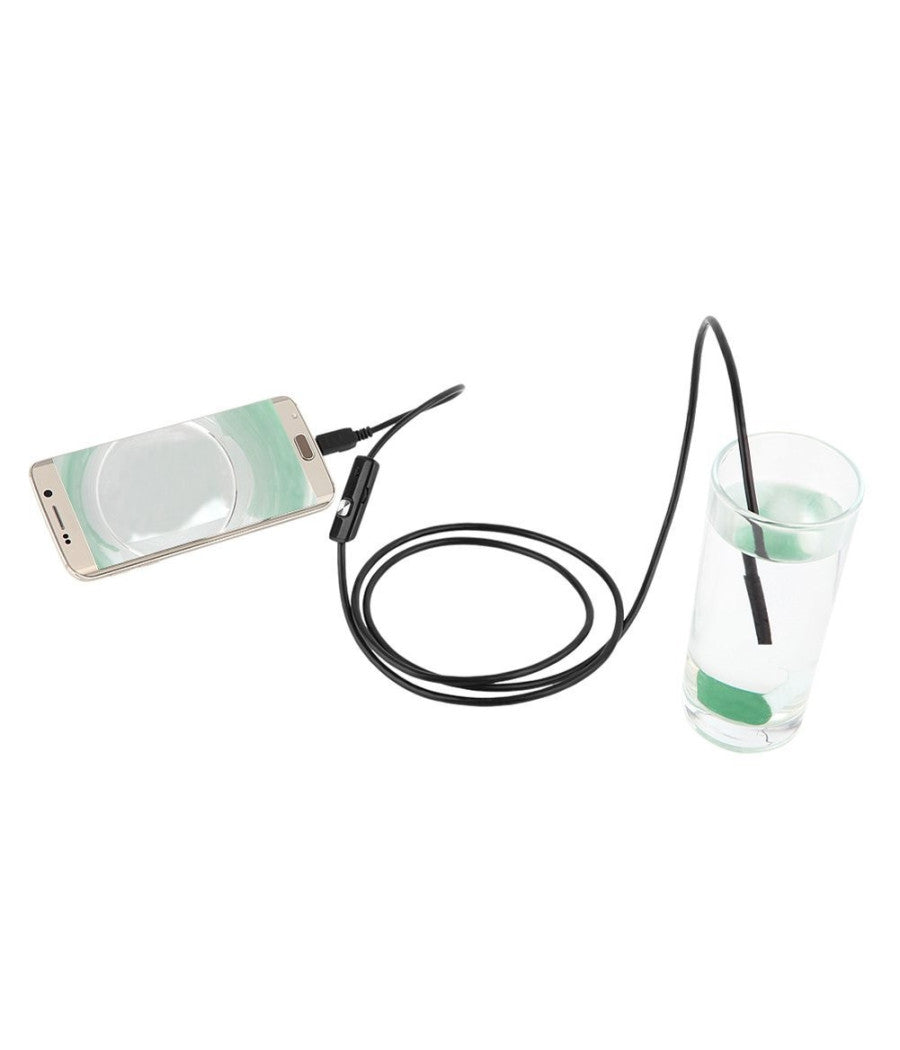 Telecamera Endoscopica Ispezione Micro Usb Per Android Con Funzione Otg 2mt         