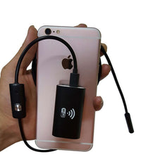 Telecamera Endoscopica Per Ispezione Wifi Per Smartphone 6 Led Mt Ip67         