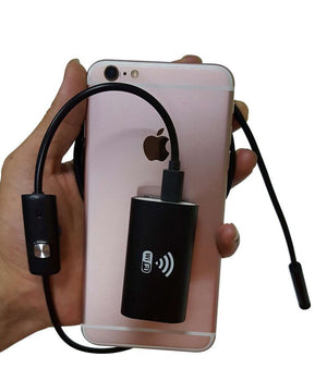 Telecamera Endoscopica Per Ispezione Wifi Per Smartphone 6 Led Mt Ip67         