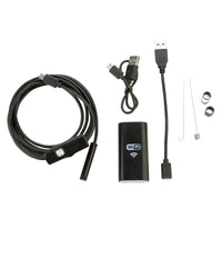 Telecamera Endoscopica Per Ispezione Wifi Per Smartphone 6 Led Mt Ip67         