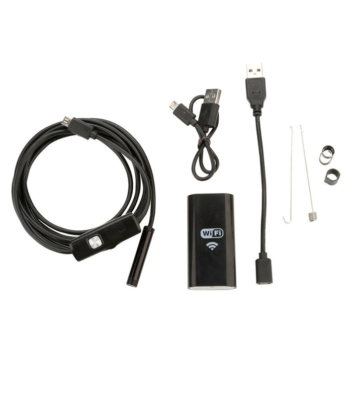 Telecamera Endoscopica Per Ispezione Wifi Per Smartphone 6 Led Mt Ip67         