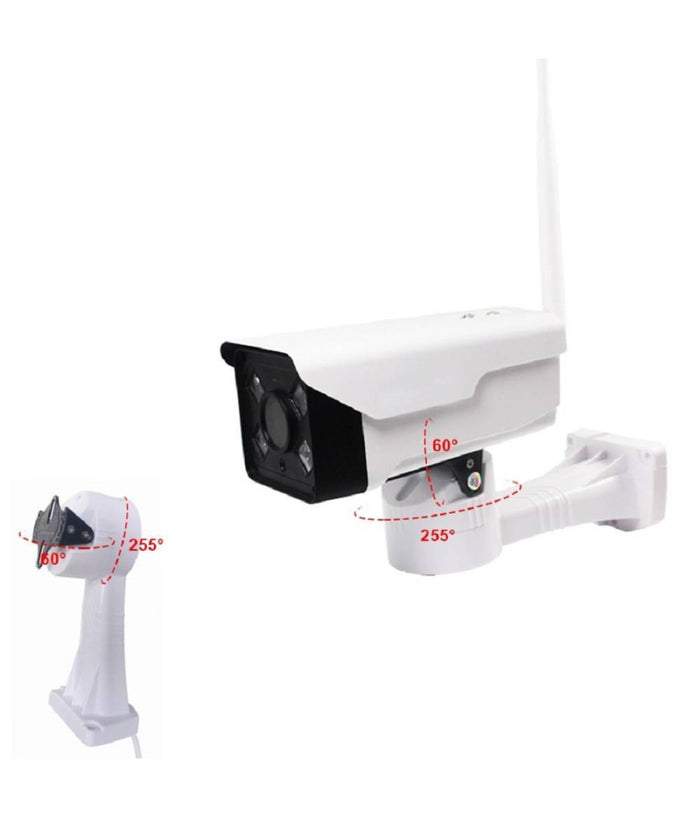 Telecamera Esterna Ip Camera Hd 1080p Wireless Led Ir Lan Micro Sd Robotizzata         