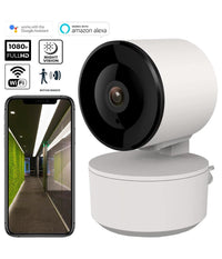 Telecamera Fhd 1080p Wifi Smart Motorizzata 3.6mm Sensore Movimento Alexa Google         
