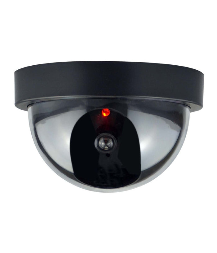 Telecamera Finta Con Led Lampeggiante Dome Camera Videosorveglianza Soffitto         