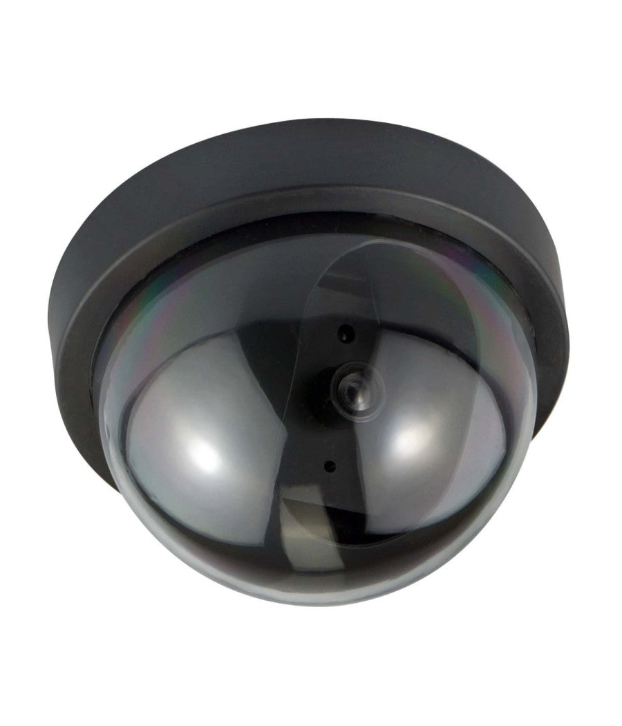 Telecamera Finta Con Led Lampeggiante Dome Camera Videosorveglianza Soffitto         