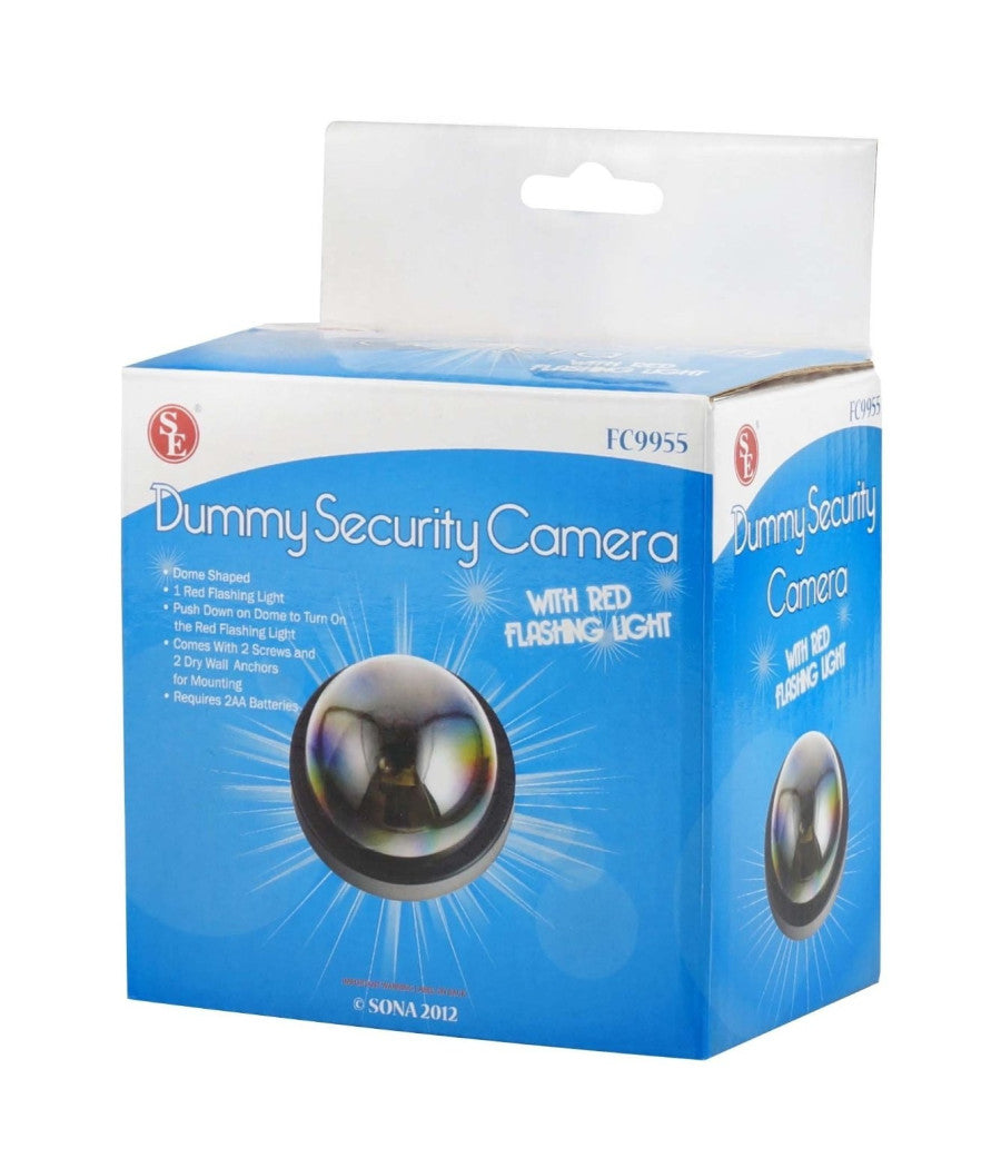 Telecamera Finta Con Led Lampeggiante Dome Camera Videosorveglianza Soffitto         