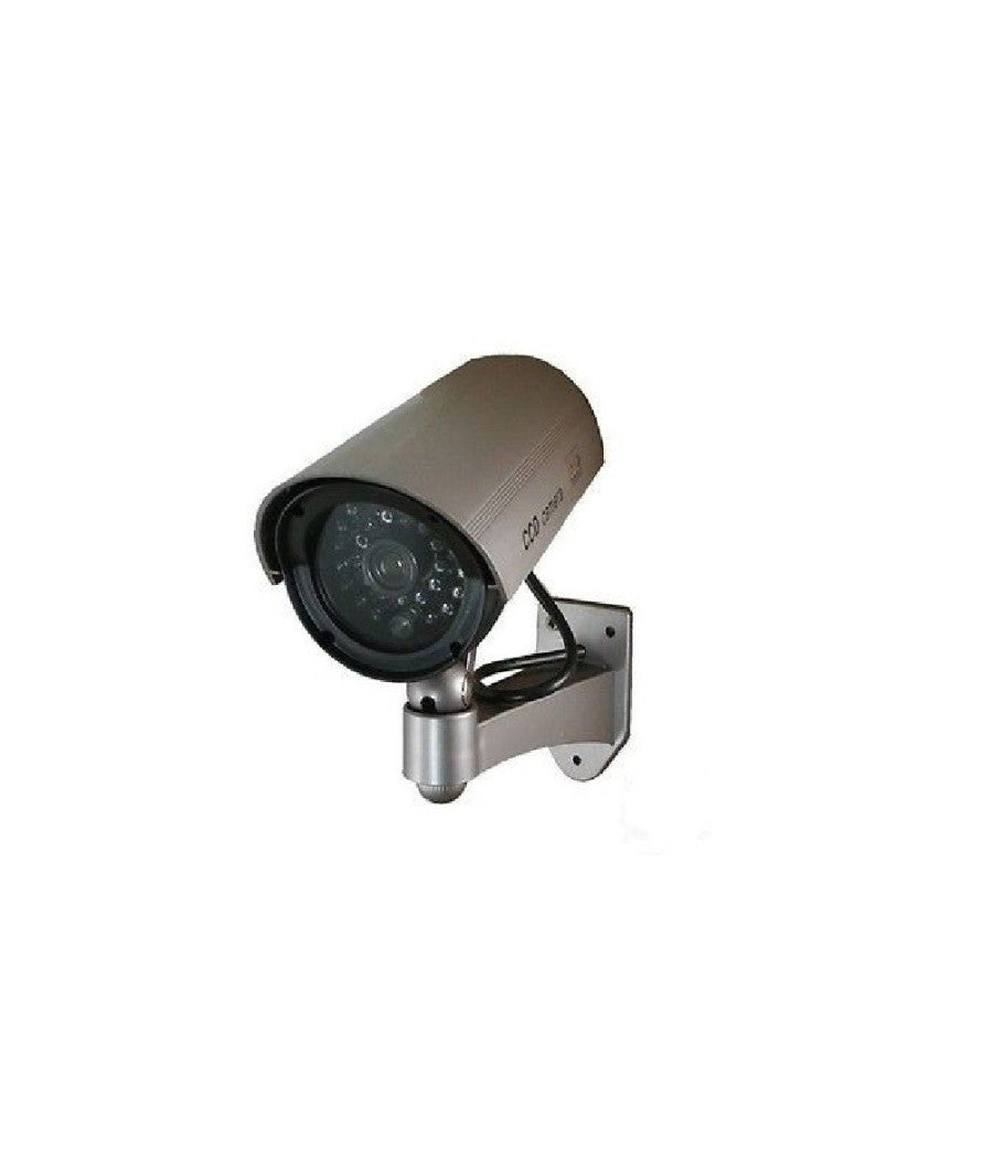 Telecamera Finta Dome Dummy Con Led Ir Lampeggiante Camera Videosorveglianza         