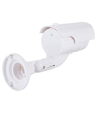 Telecamera Finta Dummy Con Led Ir Lampeggiante Camera Videosorveglianza Staffa         