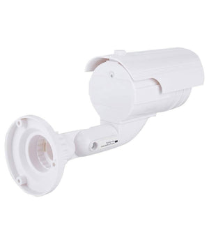 Telecamera Finta Dummy Con Led Ir Lampeggiante Camera Videosorveglianza Staffa         