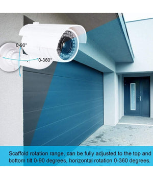 Telecamera Finta Dummy Con Led Ir Lampeggiante Camera Videosorveglianza Staffa         