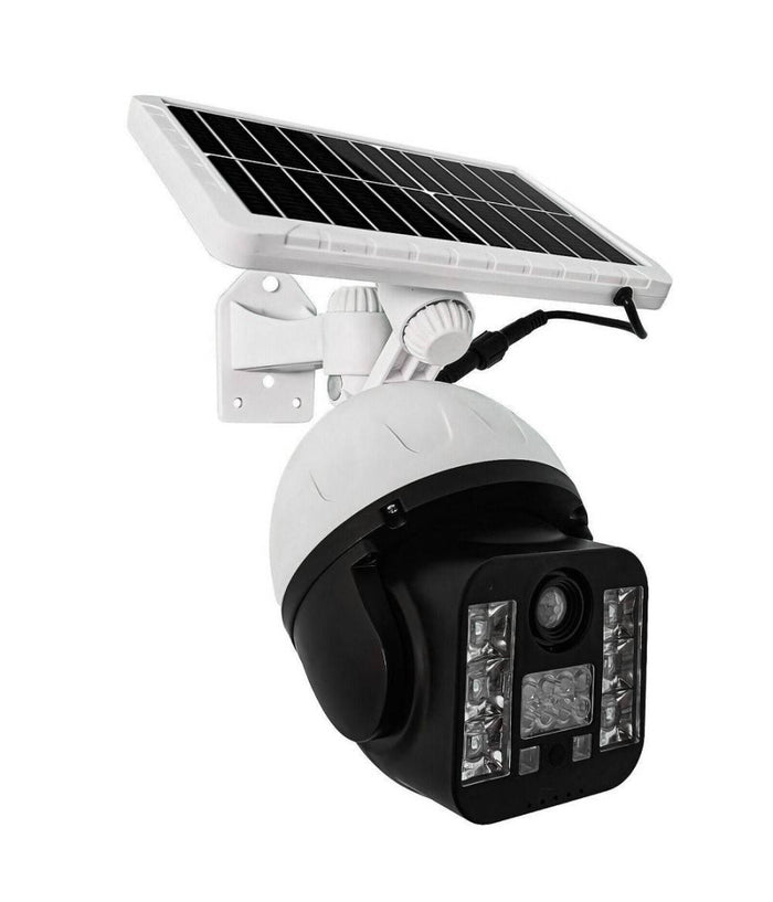 Telecamera Finta Sicurezza Luce Lampada Solare Con Sensore Di Movimento 60 W Led         