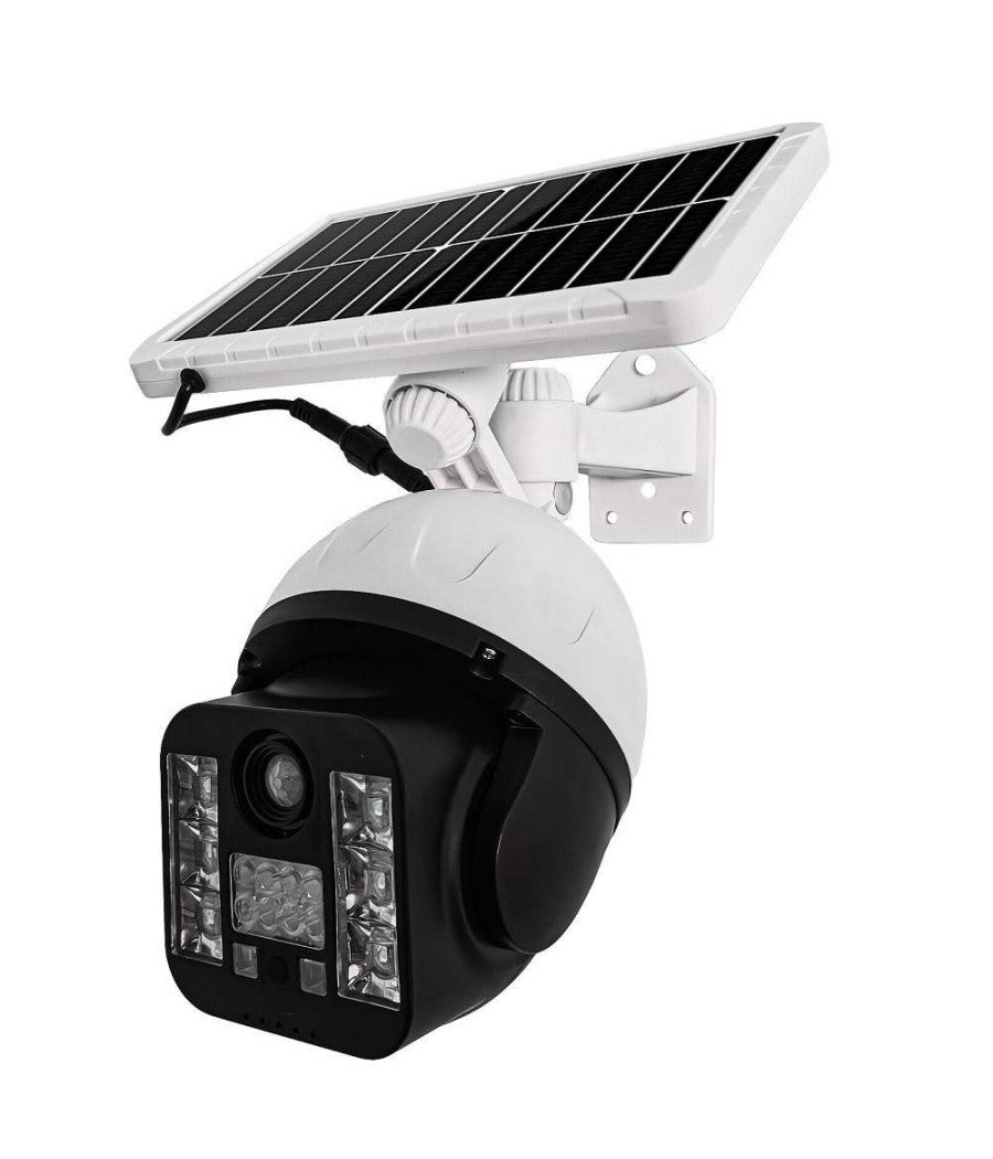 Telecamera Finta Sicurezza Luce Lampada Solare Con Sensore Di Movimento 60 W Led         