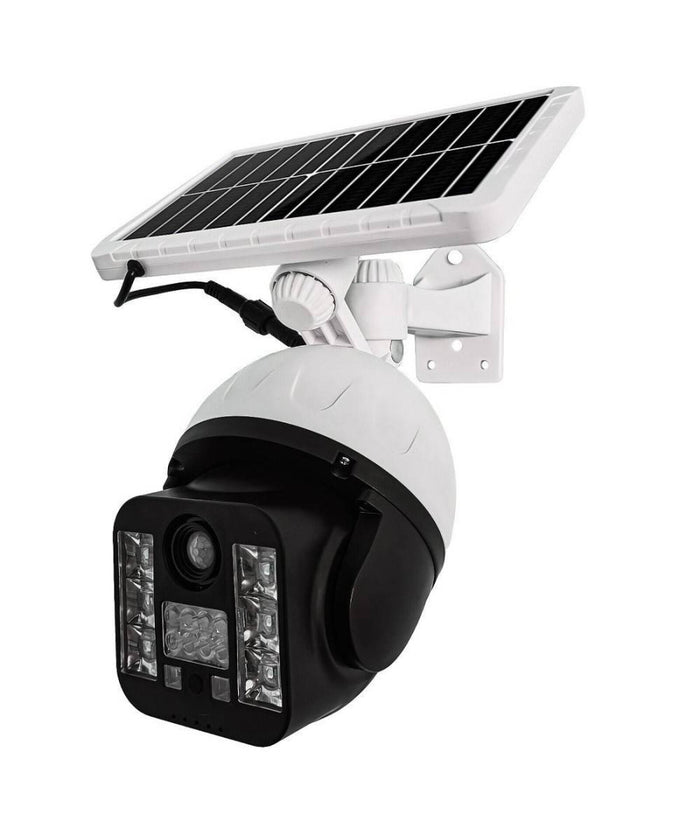 Telecamera Finta Sicurezza Luce Lampada Solare Con Sensore Di Movimento 60 W Led         