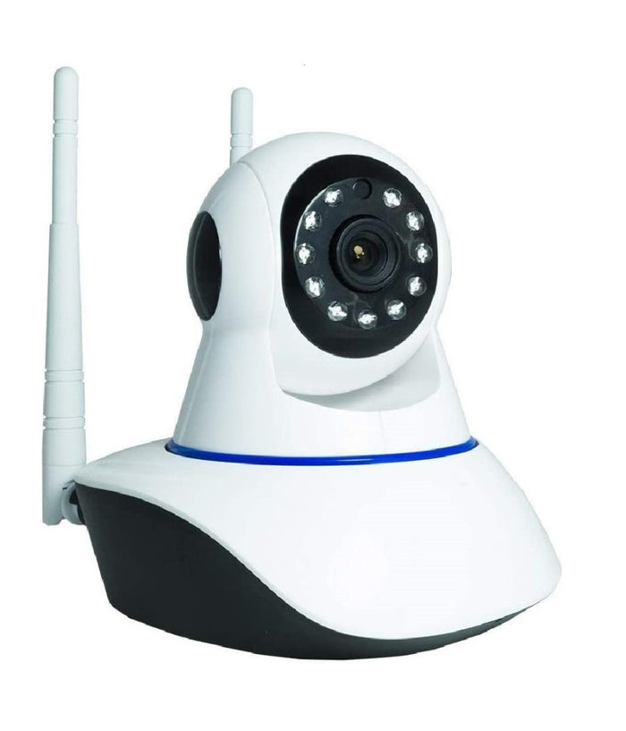 Telecamera Ip 2 Antenne Camera Hd 720p Wireless Led Ir Lan Motorizzata Internet         